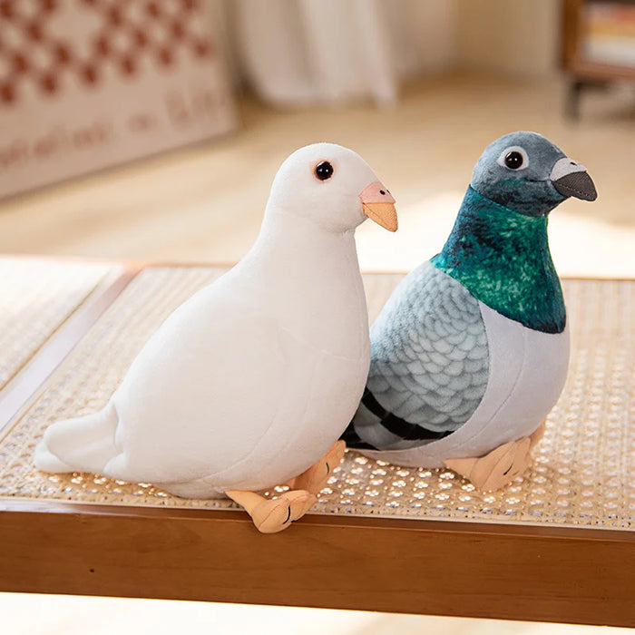 Imitation Pigeon Magpie Plush Toys Soft Stuffed Cartoon Animals Dolls For Birthday Christmas Gift Simulation Bird Toys