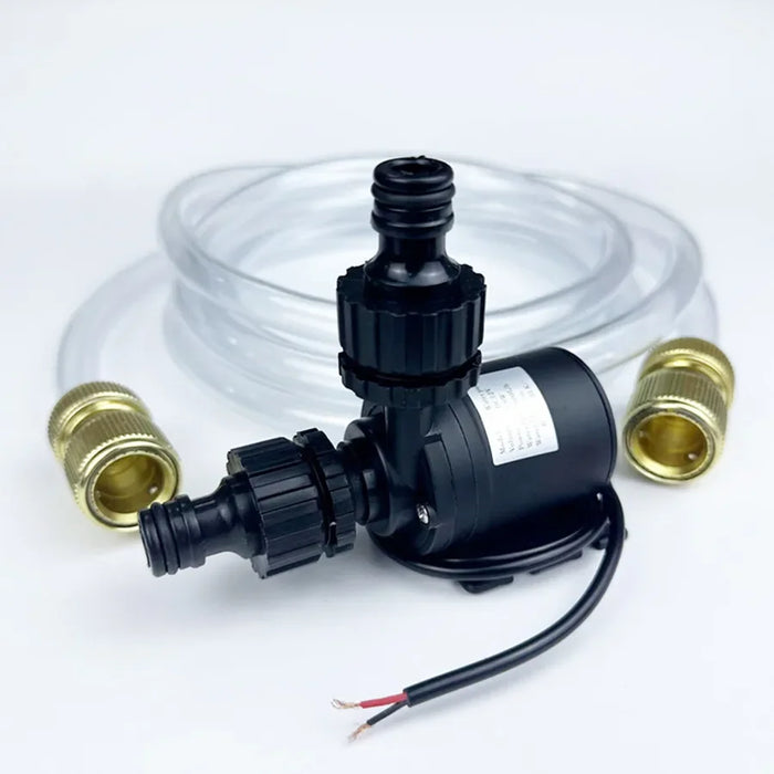 12V Submersibles Water Pump 800L/H 5m DC24V Solar Water Pumps With Water pipe quick connector for Touring RV Fountain Aquarium