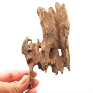 Fish Tank Natural Porous Wood Driftwood Ornament for Aquarium Decoration Hermit Crabs Shrimp Fish Aquarium Accessories