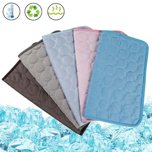 Pet Dog Mat Summer Cooling Pad For Dogs Cat Blanket Sofa Breathable Pet Bed Mat Washable Self Cooling Cat Ice Pad Pet Supplies