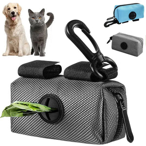 Dog Poop Bag Dispenser Bags Pet Waste Garbage Disposable Outdoor Waste Bag Carrier Dispenser Clean Pick Up Tools Pet Accessories