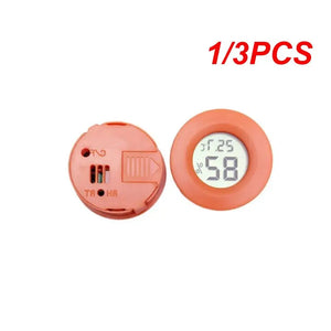 1/3PCS Reptile Thermometer And Hygrometer Electronic Mini Thermometer And Hygrometer Embedded Lizard Terrarium Tortoise Box