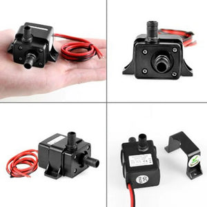 12 V 4.8W 240L / H Waterproof Mini Water Pump Power Brushless DC Micro Pumps Membrane Submersible Fountain Aquarium Pumps