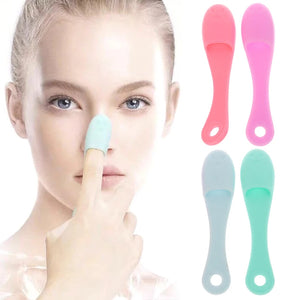 Soft Pet Finger Toothbrush Clean Nose Blackhead Acne Tear Stains Cat Acne Brush Silicone Dog Cat Wool Brush Dog Accessories