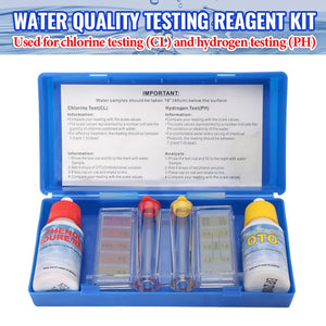 PH Chlorine Water Test Kit Tester Hydrotool Testing Kit Swimming Pool Hydroponics Aquarium Accessories