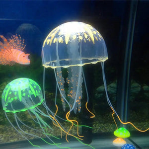 Jellyfish Artificial Swim Jellyfish Luminous Ornament Aquatic Landscape Fish Tanks Decoration Aquarium Accessories Pet Supplies