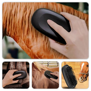 Equestrian Horse Cleaning Brush Cattle Tail Hairbrush Grooming Kit Accessories Comb