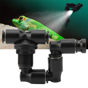 360 Degree Rotating Reptiles Fogger Mist Sprinkler Terrarium Nozzle Adjustable Greenhouse Pet Cooling System 파충류