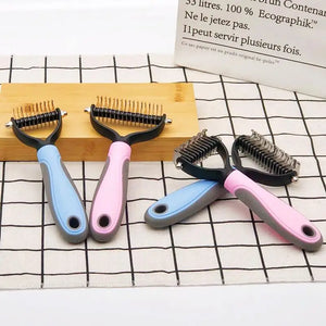 New Professional Pet Cat Hair Removal Comb Brush Dog Grooming Shedding Tools Puppy Hair Shedding Trimmer Pet Fur Trimming Combs