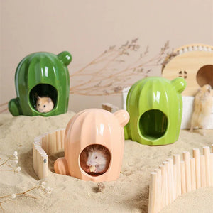 2024 Pet shop small pets houses and habitats hamster cage rabbits ceramics pets products for guinea pig accessories pet supplies