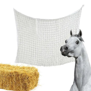 Nylon Haylage Net Durable Horse Care Products Nylon Hung Portable Hay Feeder Bags For Horse Goat Straw Bag Hanging Feed Net Bag