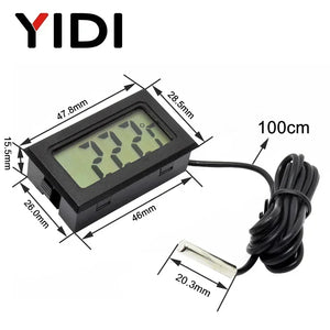 Mini LCD Digital Thermometer Hygrometer Gauge Tester Probe Incubator Aquarium Temperature Humidity Meter Sensor Detector