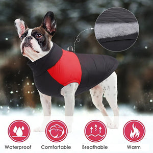 Winter Warm Waterproof Dog Jacket for Small Medium Large Dogs Clothes Chihuahua Vest Labrador French Bulldog Costume Pet Apparel