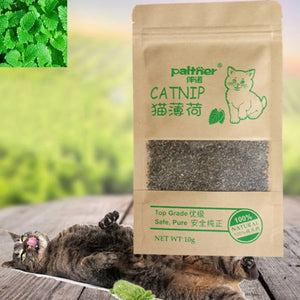 1~10PCS Natural Premium Catnip Cattle Grass Interactive Cat Non-toxic 10g Menthol Flavor Funny Cat Supplies Keep Pet Health Cat