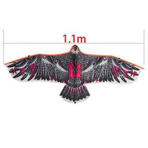 Flat Eagle Kite With 30 Meter Kite Line Children Flying Bird Kites Windsock Outdoor Toys Garden Cloth Toys For Kids Gift