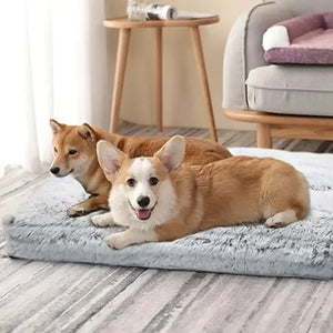 Plush Square Dog Kennel Cat Mat Pet Kennel Sleep Dog Sofa Bed Pet Products Four Seasons Universal Super Soft and Comfortable