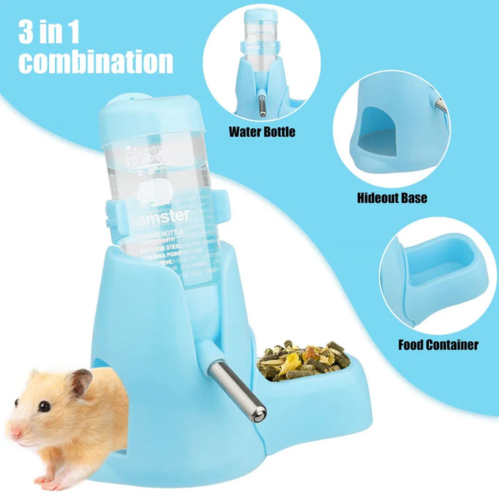 Hamster Water Bottle Small Animal Accessories Automatic Feeding Device Food Container 3 Styles 1 Pc Pet Drinking Bottles