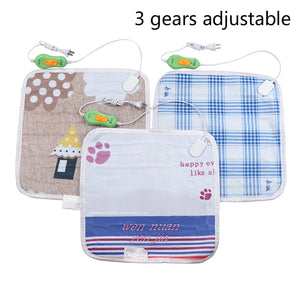 18/20W 220V Pet Dog Cat Waterproof Electric Heating Pad Body Winter Warmer Mat Bed Blanket Animals Bed Heater Accessories