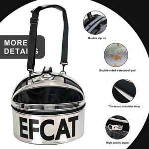 EFCAT Medium Mobile Pet Bed Car Seat Bag,Travel Cat Dog Carrier