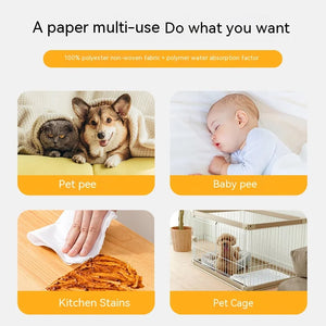 Pet Disposable Pee Paper Dog Pee Pad Suction Diaper Diaper Deodorization Pet Cat Training Toilet Supplies, Cleaning Accessories