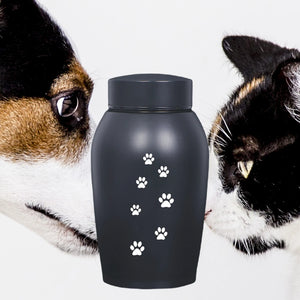 500ML Pet Cremation Memorial Urn Retain Memories Burial Keepsake for Funeral Box Pet Cremation Urn Kittens Puppy Keepsake