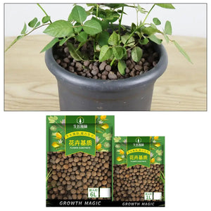 1L Expanded Clay Pebbles Grow Media Drainage Rocks for Potted Plants Aquaponic Aquarium 3-6mm Leca Balls for Hydroponics Leca