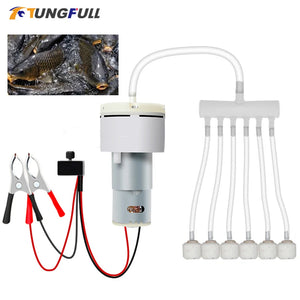 Mini Air Pump Aquarium DC 12V Aquarium Pump Water Oxygen Pumo Motor Adjustable PWM Volume Fishing Aquarium Fish Tank Breeding