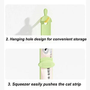 Random 3pcs Pet Feed Spoon Wet Treat Cat Feeder Spoon Snack Liquid Food Feeding & Watering Supplies For Indoor Kitten Treat