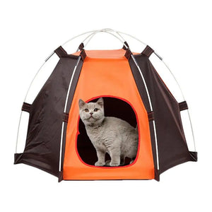 Dog Cage Dog House Kennels Waterproof Oxford Dog Cat Tent Soft Comfortable Folding Bed Portable Cute Animal Nest Pet Products