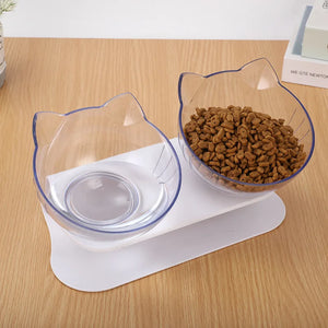 Non-Slip Double Cat Bowl Dog Bowl With Stand Pet Feeding Cat Water Bowl For Cats Food Pet Bowls For Dogs Feeder Product Supplies