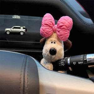 Polyester Exquisite Craft Lights Wiper Dolls Wide Application Universal Non-shedding Car Pilot Dolls