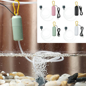 Fish & Aquatic Pet Supplies Air Pumps Accessorie 4 Colours Mute USB Mini Aquarium Oxygen Pump Oxygenator Air Compressor Aerator