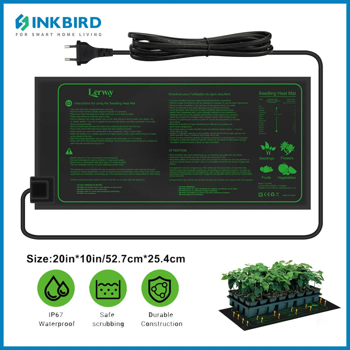 Indoor Seedling Heating Mats Greenhouse Plants Warming Pad Propagation Germination Tray Hydroponic Terrarium Reptile Heated Pads