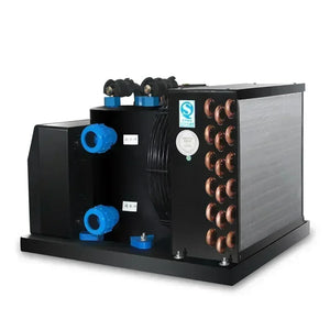 500L-2000L Portable Cold Water Pump 1-3HP Aquarium Ice Bath Chiller Heater Pure Titanium Evaporator Seafood Cooling