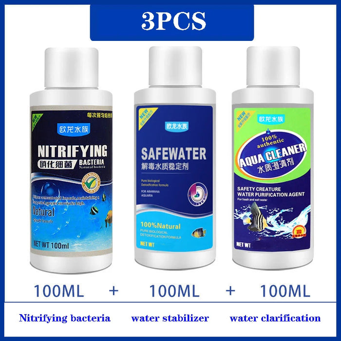 100ml Nitrifying Bacteria Liquid Quickly Purify Water for Fresh Water Seawater Fish Tank Water Treatment Aquarium Accessories