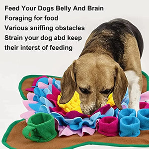 Dogs Snuffle Mat Pet Leak Food Anti Choking Mat Cat Dog Training Blanket Nose Work Toy Pet Slowing Feeding Intelligence Mat Toys