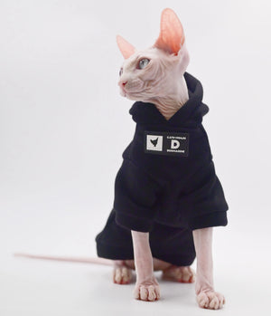 Pink Homewear Cat Sweater Autumn Winter Warm Kitty Coat Sphinx Clothing Pet Apparel Outfits hairless cat clothes