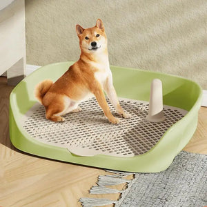 Simplify indoor potty training with the Training Toilet for Small Dogs and Cats. Durable, portable, and easy to clean, this tray is perfect for small pets and helps keep your home clean and odor-free. Ideal for apartments and homes without outdoor access.