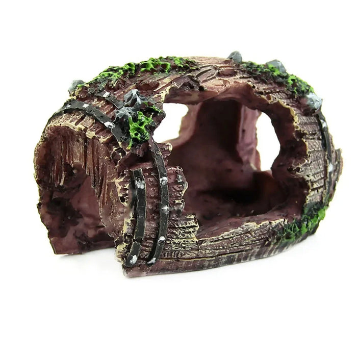 Reptiles Habitat Turtle Hiding Cave Fish Tank Aquarium Decoration Ornament Tortoise Terrace Lizard Scorpion Hideout House