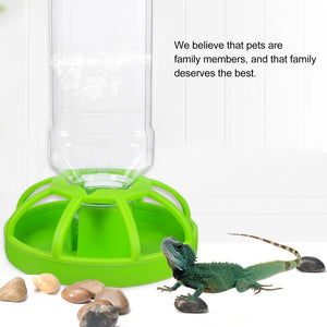 Water Feeder Earth Turtle Accessory Gecko Terrarium Accessories Reptiles for Pearlescent