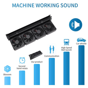 Aquarium Fish Tank Cooling Fan System, Chiller, Mute Temperature Controller, 1- 6 Fan Set Cooler, Marine Pond Accessories