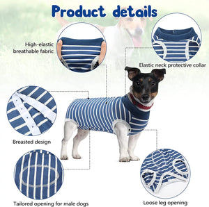 Body Post-Operative Recovery Suit for Dogs Pet Abdominal Wound After Surgery Wear Surgical Clothes for Small Medium Large Dogs