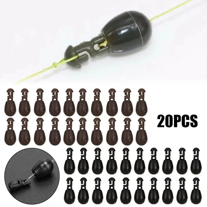 20pcs Beads Quick Change Carp Terminal Tackle Method Feeder Fishing Tools Pesca Iscas Accessories Connector Fish Tackle Terminal