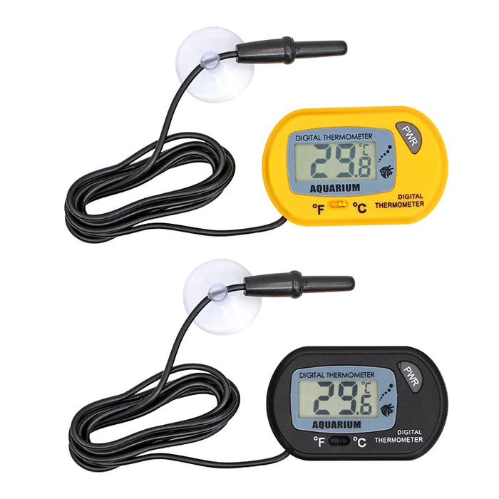 Fish Tank LCD Digital Aquarium Thermometer Temperature Water Meter Aquarium Temp Detector Fish Alarm Pet Supplies Tool Aquatic