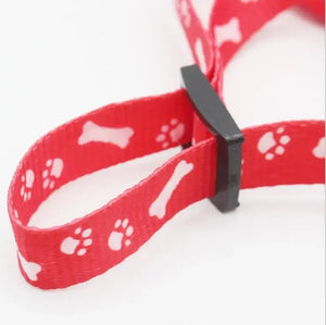 Pet Dog Bone Printing Harness and Leash Set Summer Fashion Harness for Dog Cat dog Supplise Chihuahua Adjustable Walking Puppy