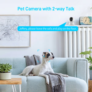 KAWA 2K IP Camera Wifi Survalance Cameras 360° Smart Home Alexa Wireless Indoor Security Pet&Baby Track Monitor See by Mobile