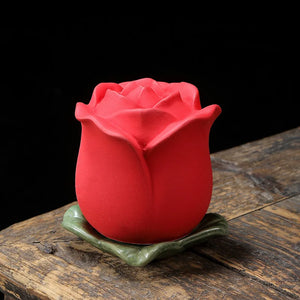 Ceramic Cremation Urns for Human Ashes Small Pet Urns Animal Rose Flower Memorial Funeral Container Cats Memorial Dog Deceased