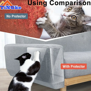 2/4PCS Cat Furniture Protectors Sofa cat Scratch Protection Paw Pads Training Tape Cat Scratch Sofa Protection Accessories