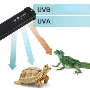 UVA+UVB Reptile Full Spectrum LED Light Turtle Lizard Snake Terrarium Sunbathe Heat Lamp 10.0 20.0 Sun Lamp Sunbathe Heat Lamp