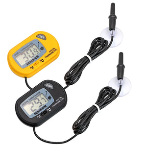 1pc Digital Lcd Digital Aquarium Thermometer Temperature Water Meter Aquarium Temp Detector Fish Alarm Pet Supplies Tool Aquatic